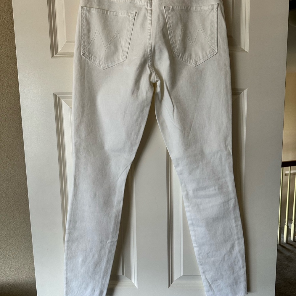 Mother Denim Looker Ankle Fray in Glass Slipper - size 27